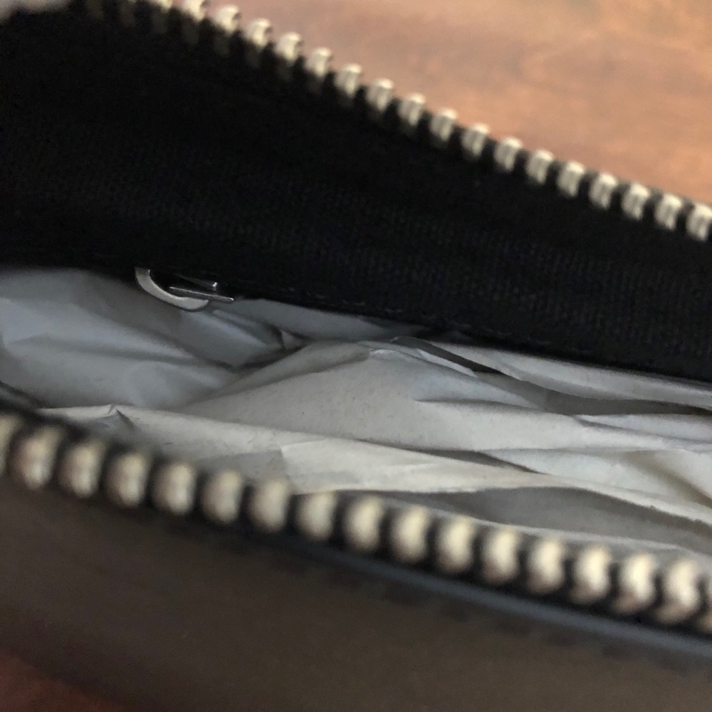 brandy melville black faux leather purse mini bag - Picture 4 of 4
